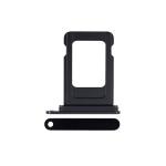 Single Sim Tray Compatible for iPhone 15 / 15 Plus - Black
